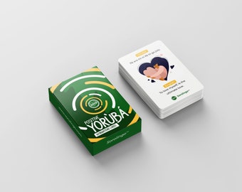 Cartes d'affirmation positive yoruba| Langues africaines bilingues