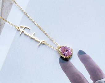 October birthstone jewelry,engraved,Custom Gift for Mom,Handmade Alexandrite Birthstone,Thanksgiving gift,Christmas gifts,New Year gifts