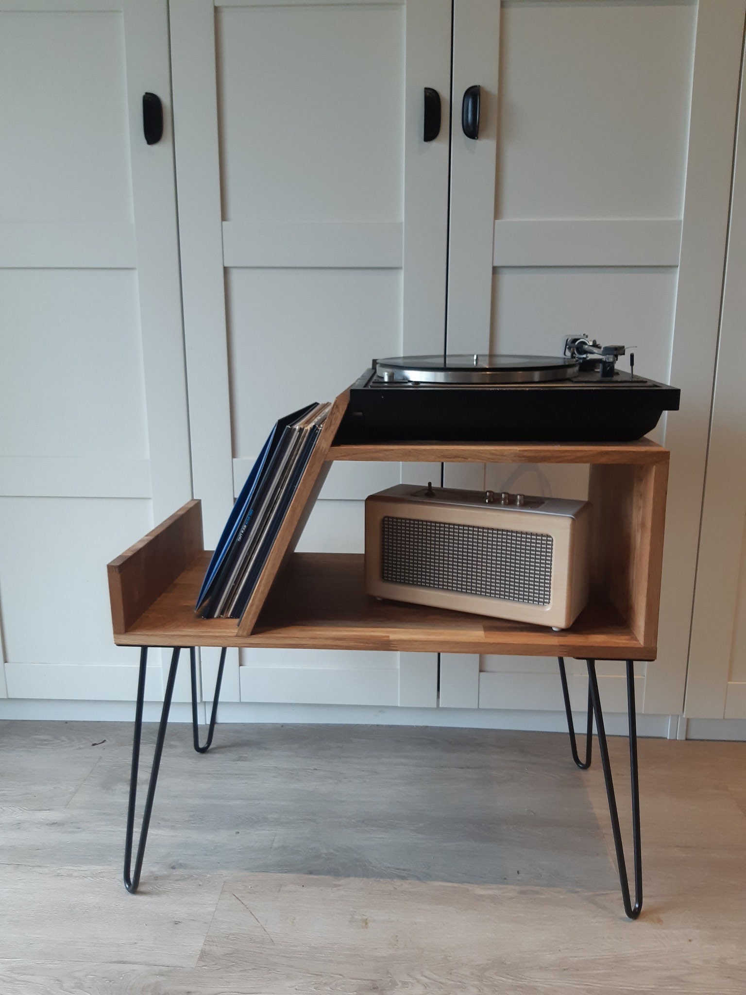 Meuble Vinyle Vintage Scandinave