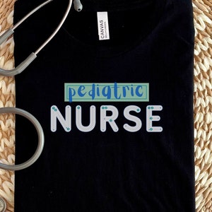 Pediatric Nurse T-Shirt Pedi RN Tee Peds PICU Pediatric Intensive Care Unit Appreciation Gift Pediatrician Adult Unisex Short Sleeve Tee
