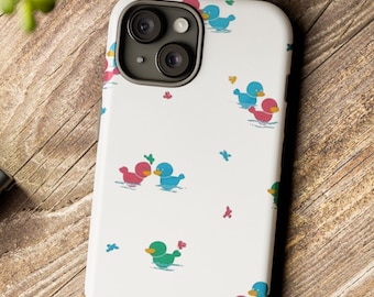 iPhone Case Cover Newborn Hospital Receiving Duck Blanket Tough Cell iphone Case NICU LDR Nurse 16 15 Plus Pro Max iPhone 14 Plus Pro Max 13