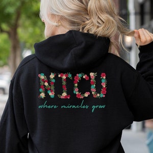 NICU Zip Up Hoodie Neugeborene Intensivstation Krankenschwester RN Geschenk Atemtherapeut RRT Jacke Erwachsene Unisex Full Zipper Kapuzen-Sweatshirt
