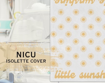 NICU Neonatal Intensive Care Unit Incubator Blanket Cover Giraffe Isolette Little Sunshine You are my sunshine Preemie Shower Baby Gift