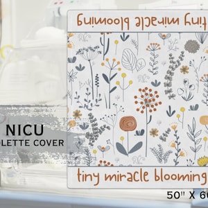 USIN unité de soins intensifs néonatals couveuse Minky Blanket Girafe Isolette Couverture Tiny Miracle Blooming prématuré cadeau pour bébé prématuré