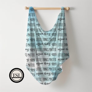NICU Unità di Terapia Intensiva Neonatale Coperta fasciatoio per neonato Piccole cose contano Laureato prematuro Personalizzato Baby Shower Regalo infantile