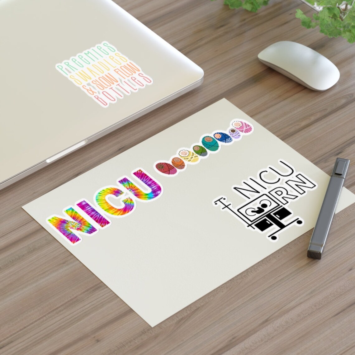 Primary Health Unit Building Sticker NICU Nurse Vinyl Sticker Sheet Pack Neonatal Intensive Care Unit RN ...