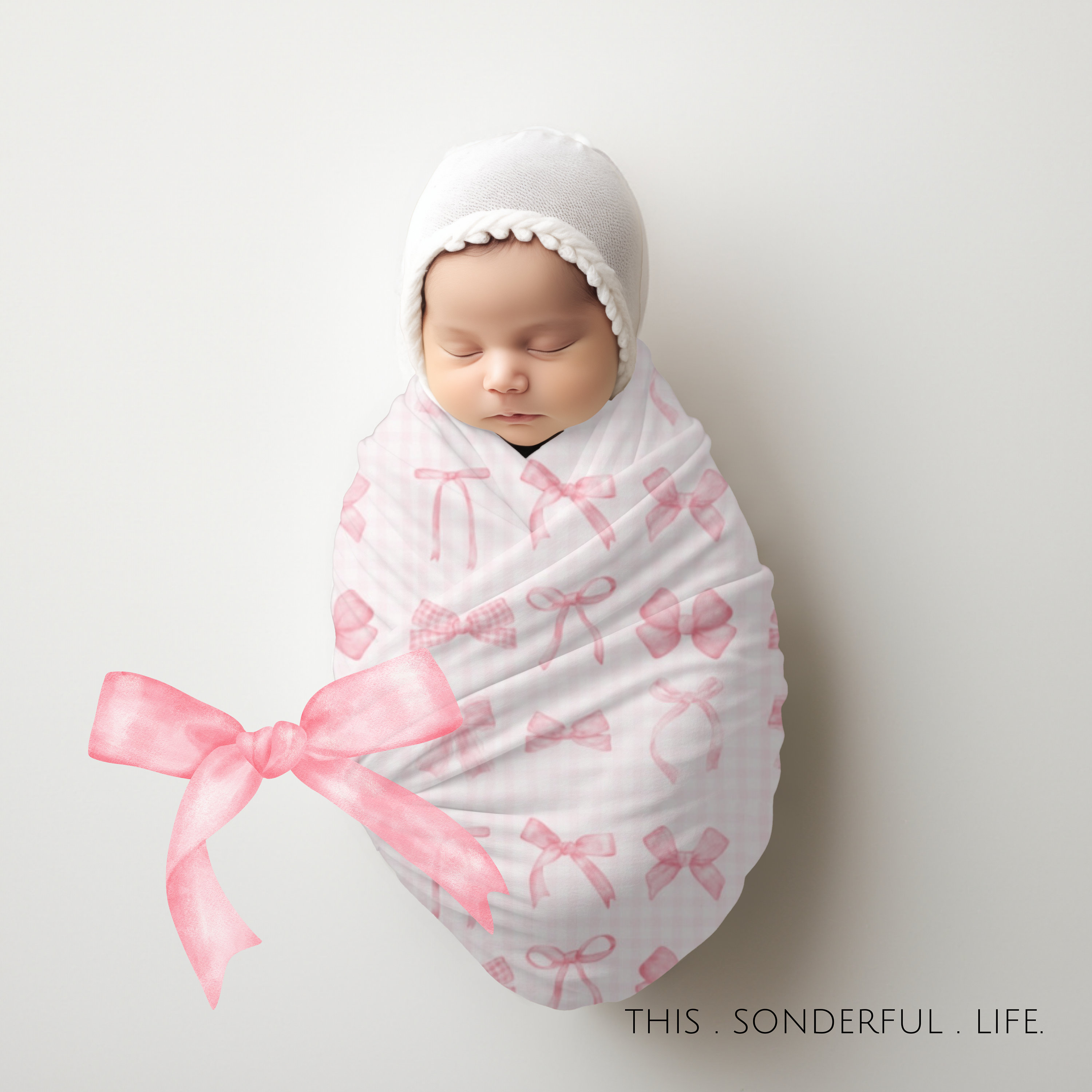 Pink Bow Swaddle Etsy Canada
