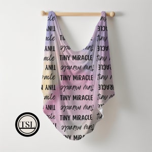 Unità di terapia intensiva neonatale in terapia intensiva neonatale Tiny Miracle Coperta fasciatoio per neonato Laureato prematuro Baby Shower Regalo infantile Nuova mamma in terapia intensiva neonatale presente