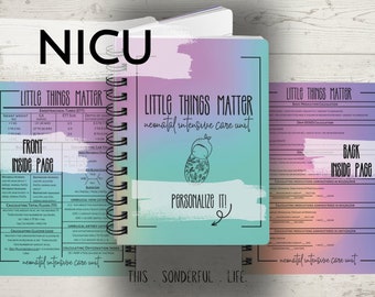 Personalized NICU Nurse Neonatal Intensive Care Unit RN Spiral Bound Journal Custom Appreciation Gift RN Notebook Report Notepad