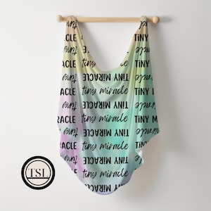 NICU Neonatale Intensive Care Tiny Miracle Pasgeboren Baby Inbakerdoek Regenboog Baby NICU Graduate Premature Baby Shower Gift