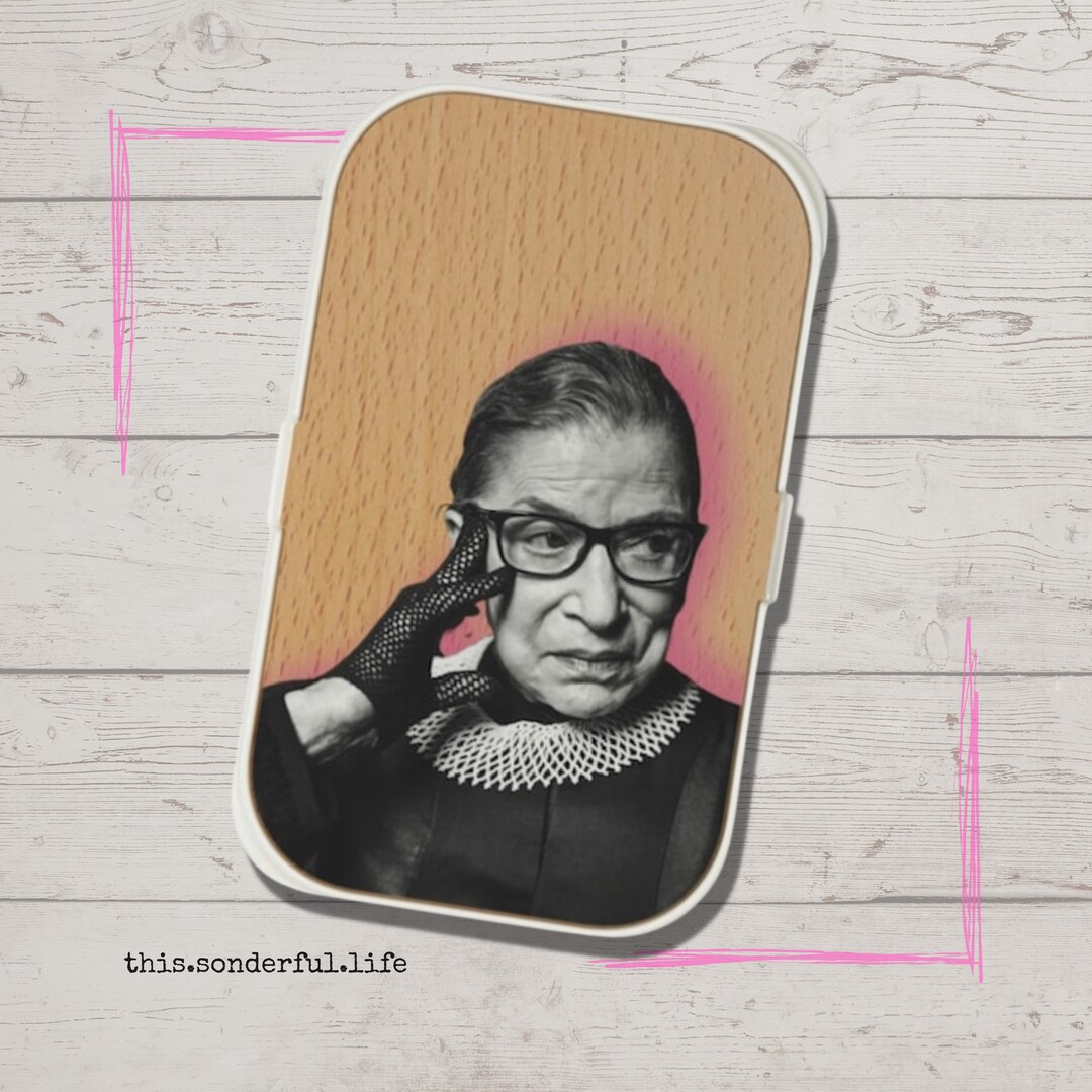 Bento Lunch Box Set With Cutlery / RBG / Ruth Bader Ginsburg / Etsy