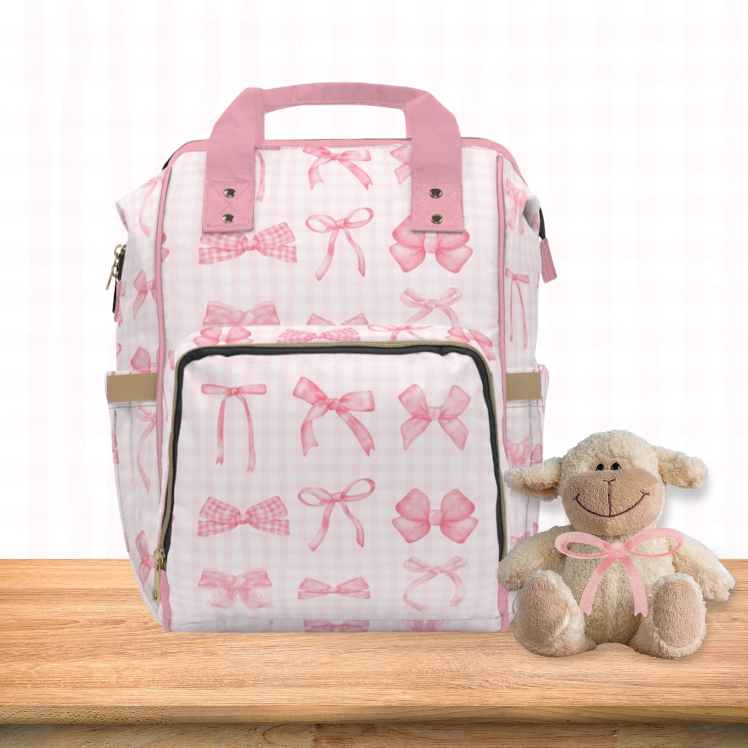 3676 Pink Bow Heart Pattern Small Backpack Purse Travel Bag Lightweight Amazon.com: MATEIN Bowknot Cute Backpack Purse, Fashion Mini  main image 4