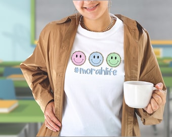 Jewish Teacher Shirt | Morah | Hebrew School | Hanukkah Gift for Jewish Teachers | Hebrew Teacher | Teacher Appreciation | Jewish Classroom