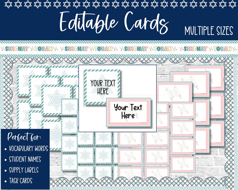 Simchat Torah Bulletin Board | Jewish Holiday | Jewish Classroom Decor ...
