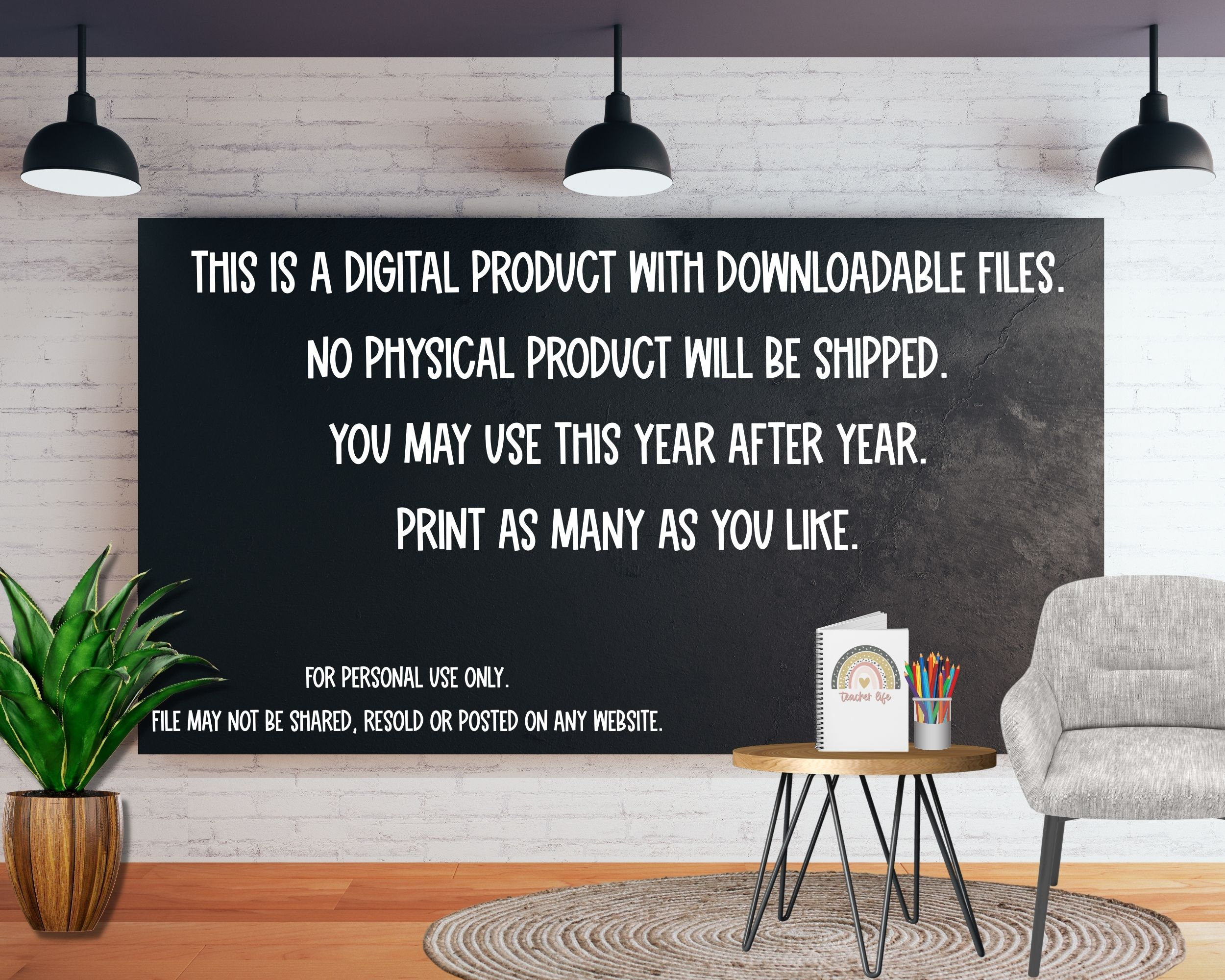 Bulletin Board Borders Printable Classroom Decor Back to School Retro ...