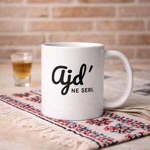 ¿Lo sabías? / ¿No lo sabías? Taza – Taza blanca con frase balcánica – Taza con mensaje divertido