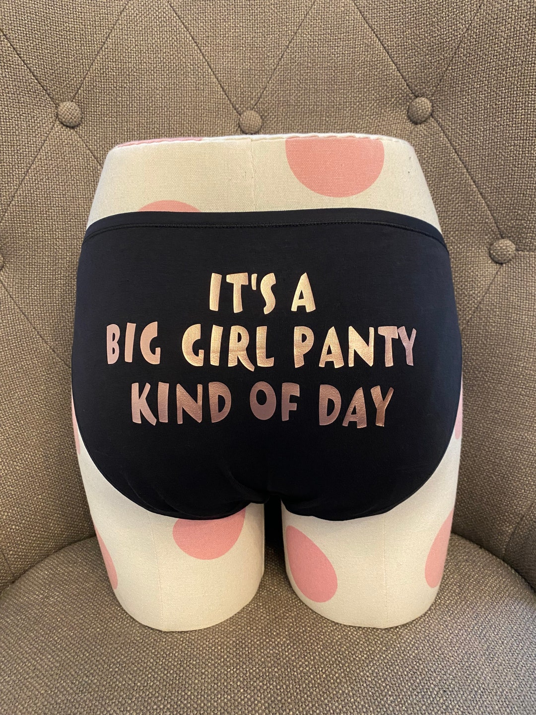 Woud een kopje zelfmoord It's A Big Girl Panty Kind of Day Women's Underwear - Etsy
