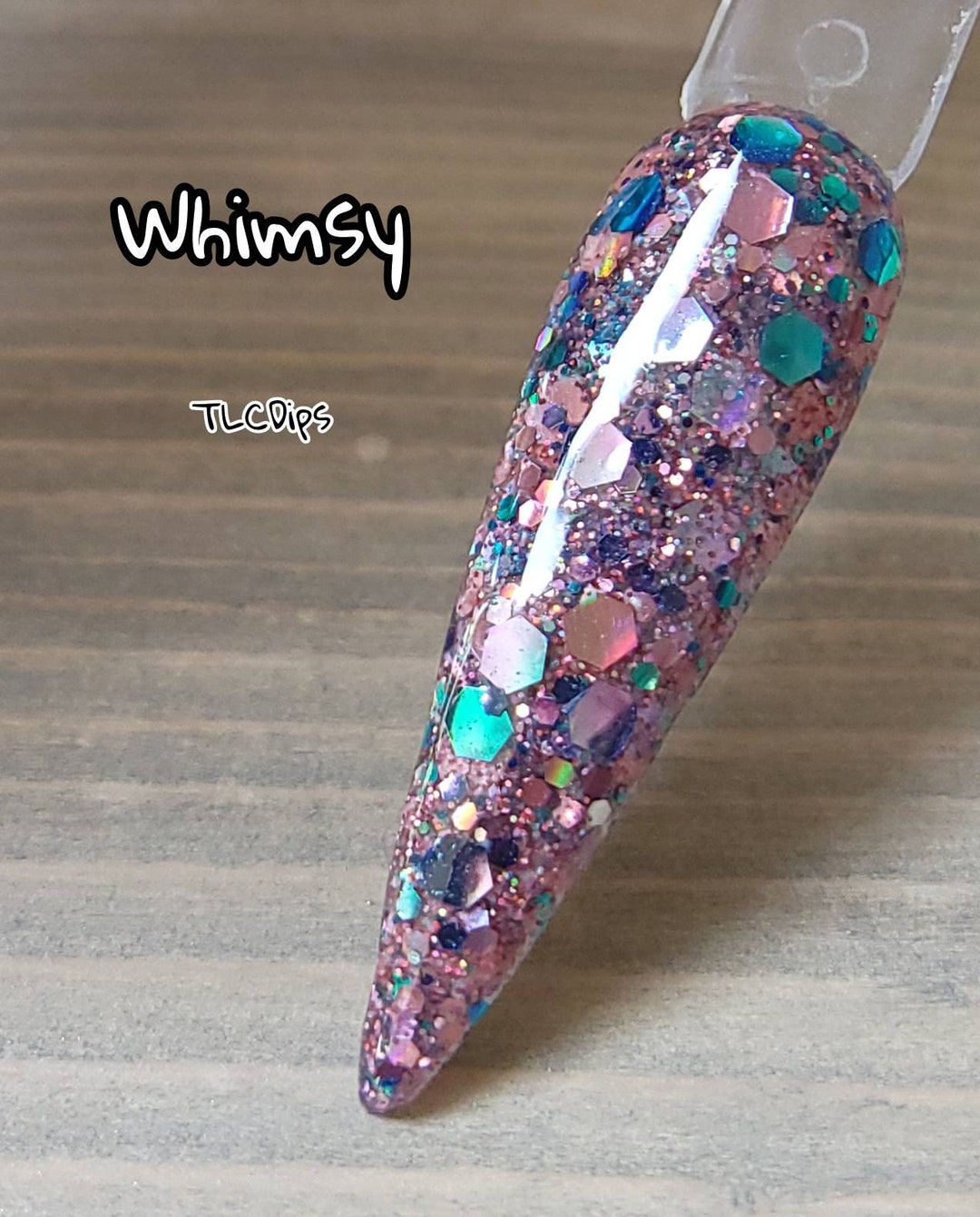 Whimsy Dip Powder Acrylic Powder Dip Nail Custom Dip Etsy