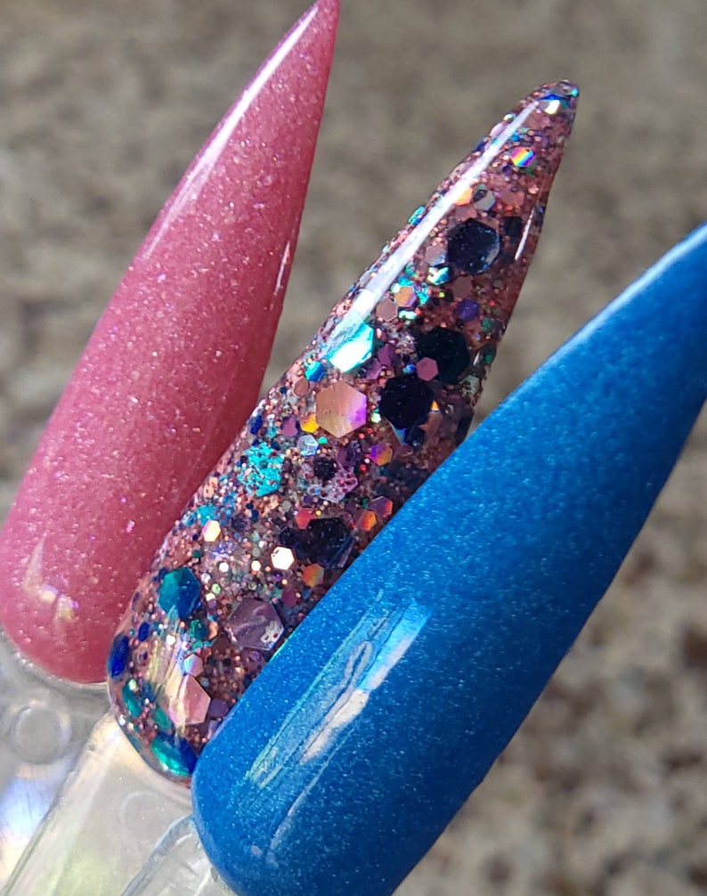 Whimsy Dip Powder Acrylic Powder Dip Nail Custom Dip Etsy