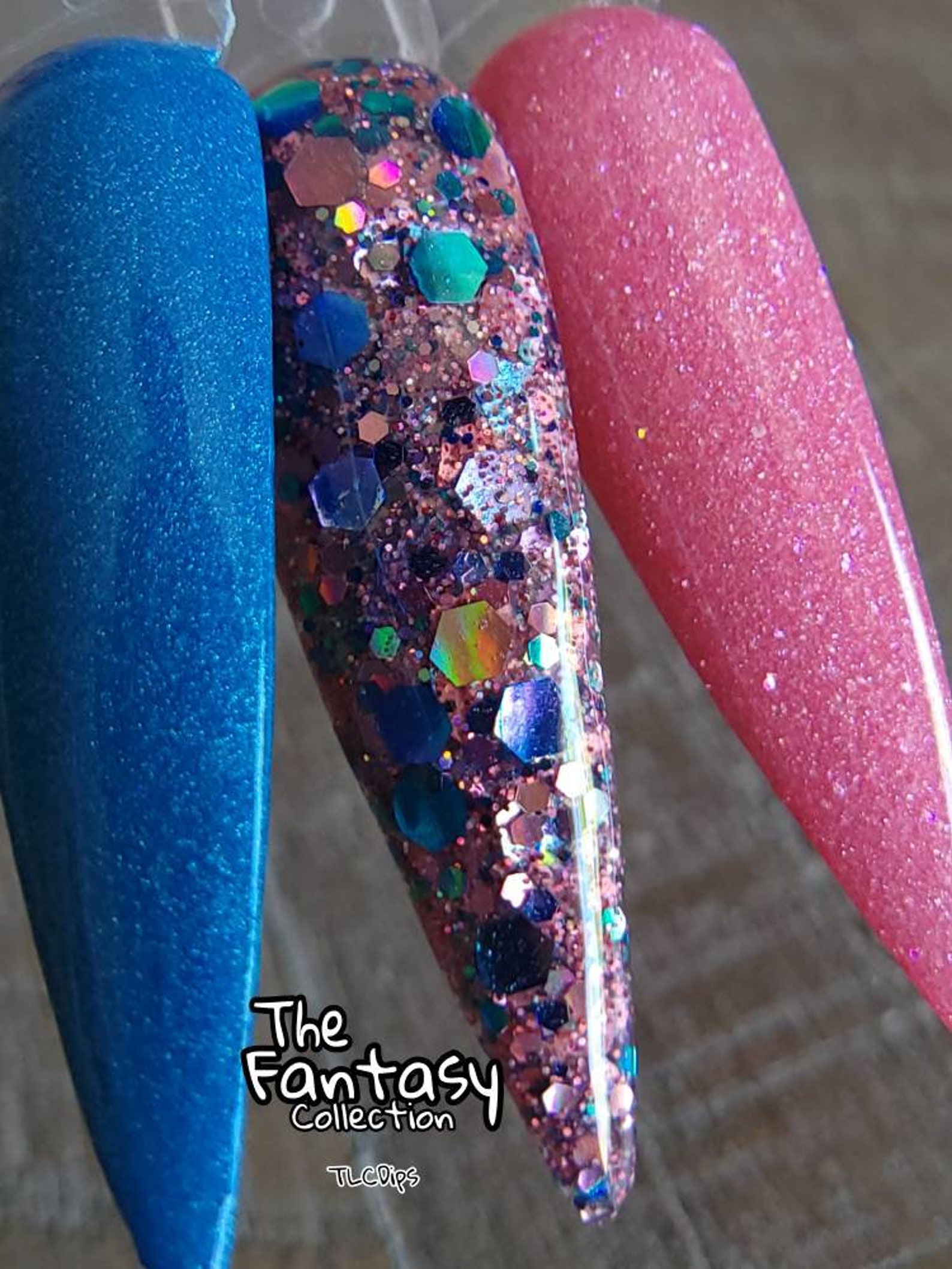 Whimsy Dip Powder Acrylic Powder Dip Nail Custom Dip Etsy