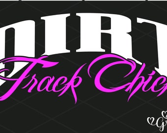 Dirt Track Chick Arched