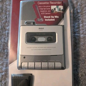 NIP Vintage RCA Kassettenrecorder #RP3503 Stand Up Mic incl