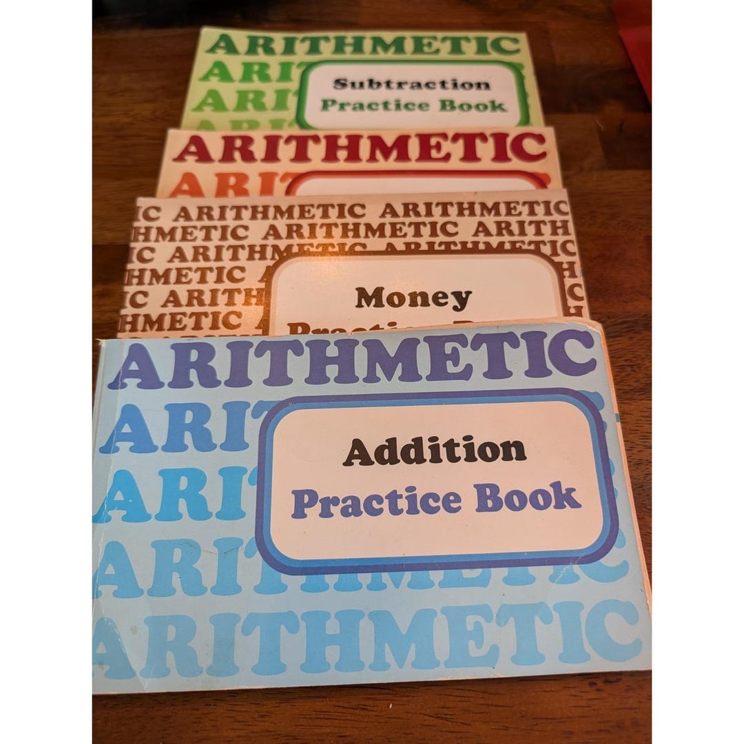 Essential Learning Arithmetic Math & Money Practice PB Books Lot 4 ...