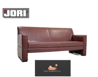 Jori Glove Leder Sofa Dreisitzer Braun Couch Wohnen Funktion Klassiker Designer