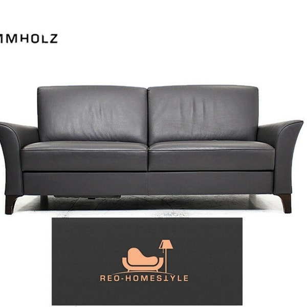 Frommholz 1646 Canapé Design Cuir Function Couch D. Marron