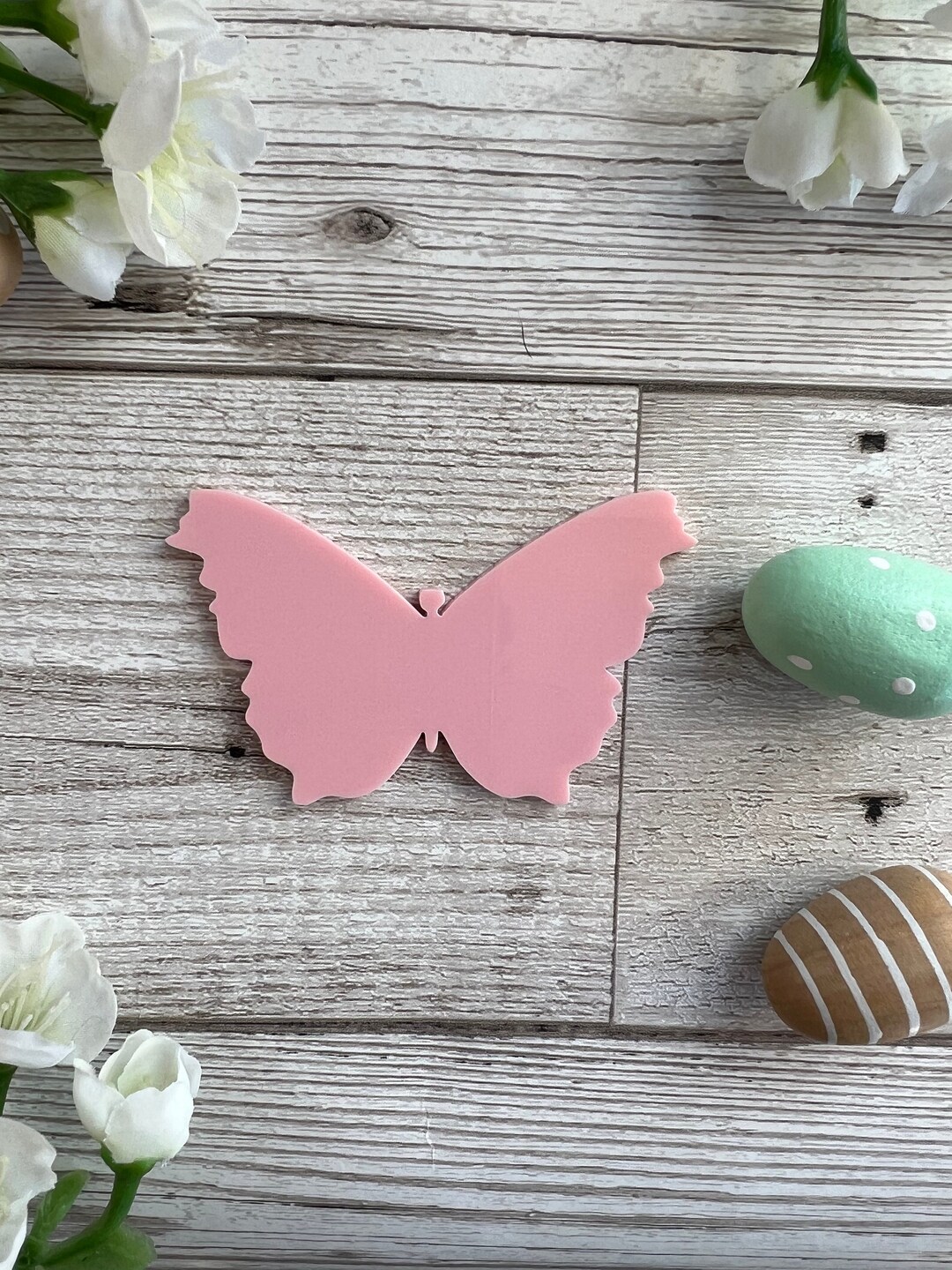 Spring Bauble Acrylic Butterfly Bauble Blank: Spring Easter Decor (100mm X 60mm ...