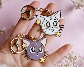 Luna & Artemis Heads Keychains