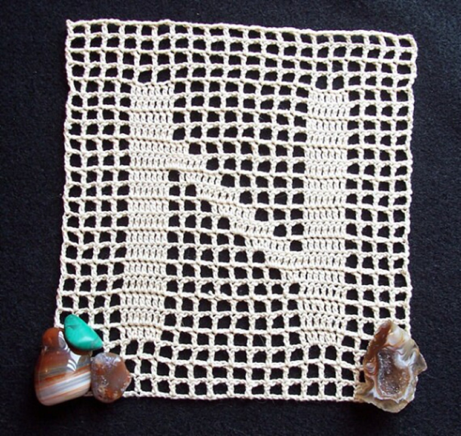 Complete Set of 24 Runes PDF Filet Crochet Pattern Instant - Etsy
