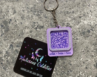 Llavero de código QR