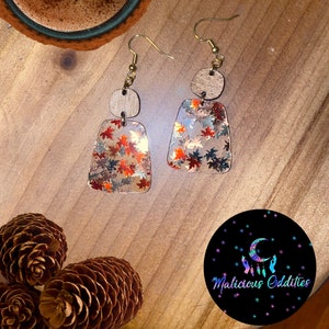 Fall Leaves Dangle Earrings