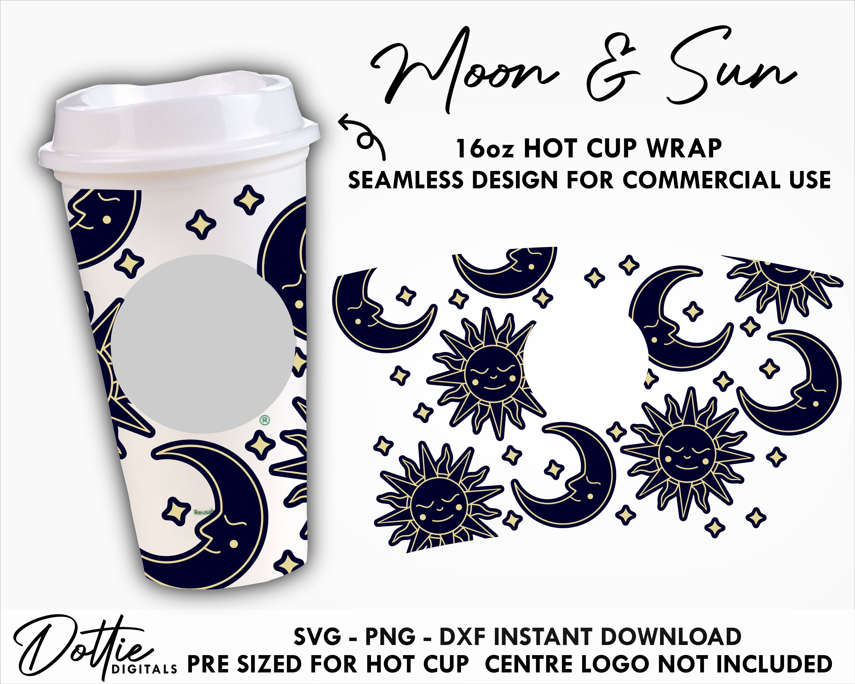Dottie Digitals - Halloween Starbucks Cup SVG Pumpkin and Bats Hot Cup Svg  PNG DXF Spooky Cutting File 16oz Grande Instant Digital Download Travel  Coffee