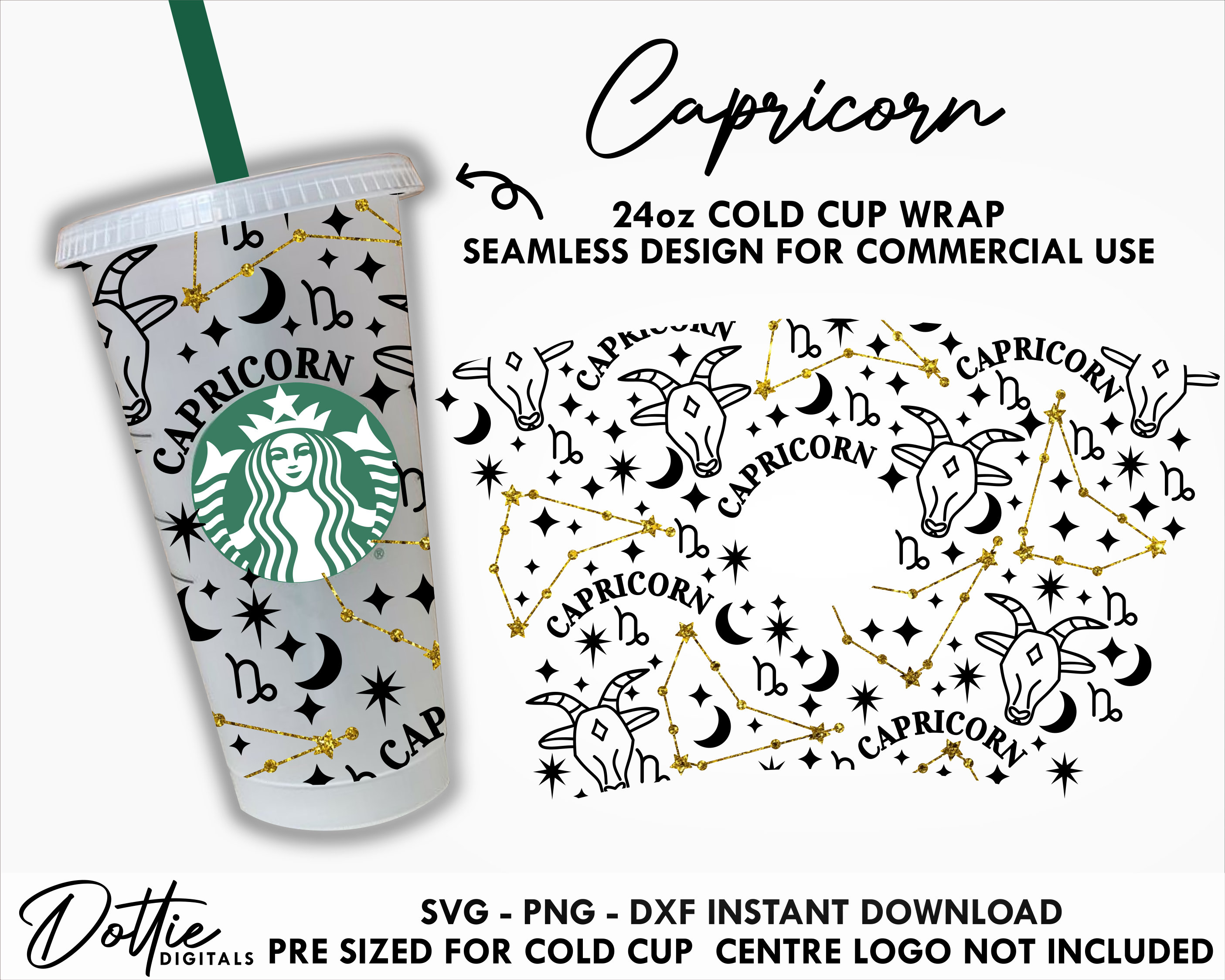 Astrology SVG Capricorn svg Instant Download Capricorn Starbucks Cup SVG DIY Venti for Cricut 24oz venti cold cup Astrology SVG Capricorn svg Instant Download Capricorn Starbucks Cup SVG DIY Venti for Cricut 24oz venti cold cup