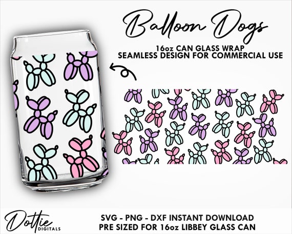 Dog Balloons- UVDTF Wrap Dog Balloons- UVDTF Wrap