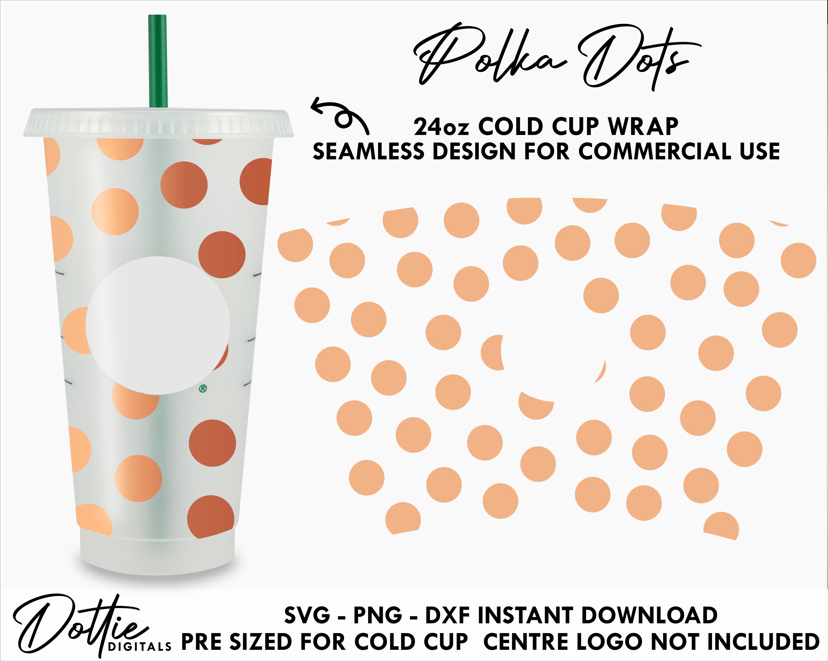 Greek Architecture Cup Svg – Starbucks Cold Cup Wrap SVG, Full