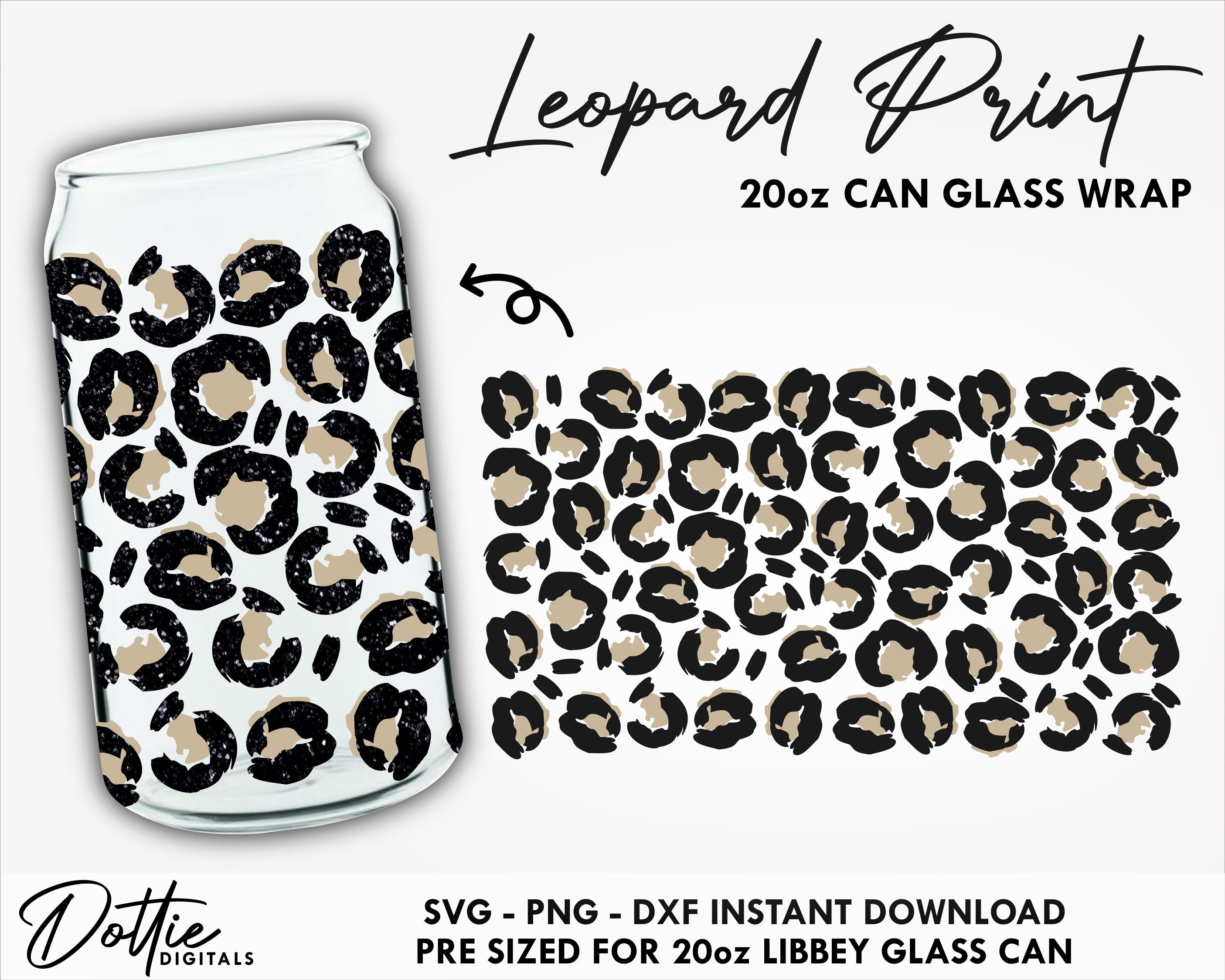 Dottie Digitals - Libbey Glass SVG Peppermints 20oz Libbey Can