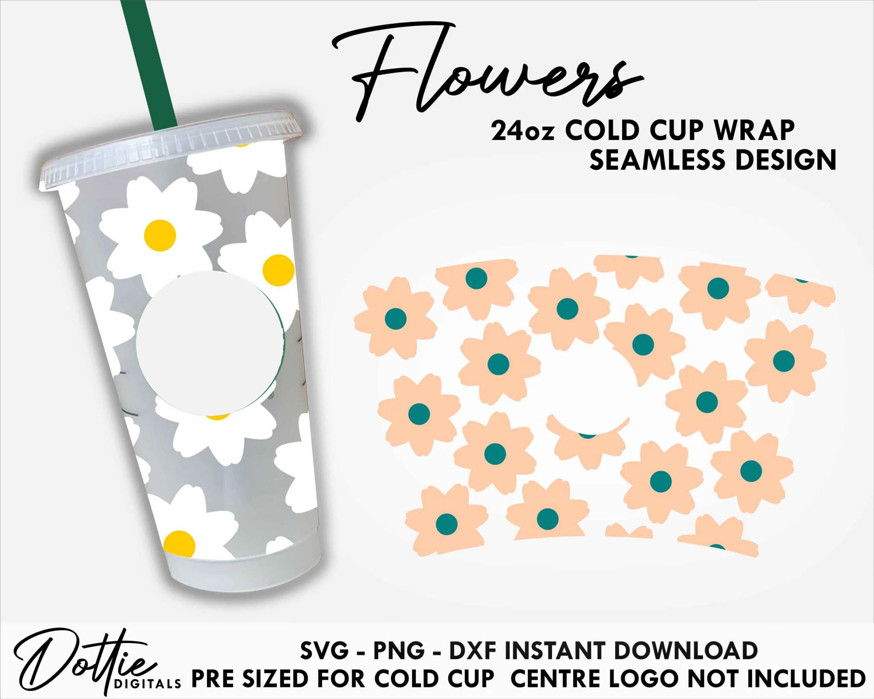 Dottie Digitals - Cowgirl Starbucks Cold Cup SVG PNG Dxf - Cowboy Rodeo  Wild West 24oz Venti Cup Coffee Tumbler Wrap