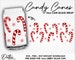Candy Canes  Glass Wrap SVG Festive Candies 16oz  Can Svg PNG DXF  Xmas Christmas Cutting File Instant Digital Download 