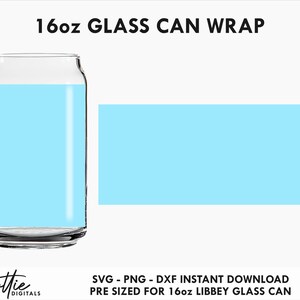 Può includere: Un modello di involucro per lattina di vetro da 16 oz da scaricare digitalmente. Il modello è di colore azzurro chiaro ed è pre-dimensionato per una lattina di vetro Libbey da 16 oz. SVG - PNG - DXF Download istantaneo. Pre-dimensionato per una lattina di vetro Libbey da 16 oz.