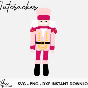 Quebra-nozes SVG PNG DXF Xmas Ballet Arquivo de corte de inverno Natal Download digital instantâneo Circut Silhouette Craft File Licença comercial