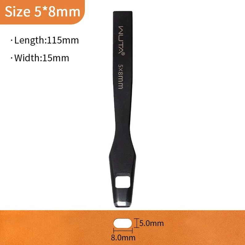 Oblong Hole Punch for Leather Craft Belts Straps and Leather Etsy UK