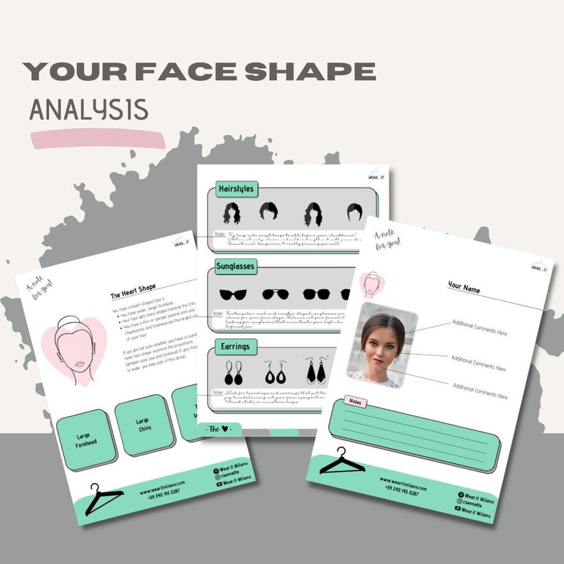 YOUR Face Shape Analysis Face Type Guide To Hairstyles Sunglasses 