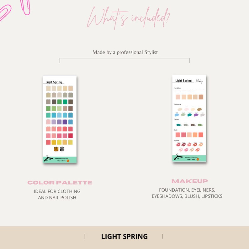 LIGHT SPRING Seasonal Color Palette and Makeup Palette Armocromia ...