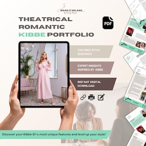 Theatrical Romantic Kibbe Style Guide: Personal Style Analysis (PDF)
