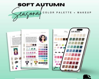 Soft Autumn Color Palette + Makeup: Seasonal Color Guide (PDF)