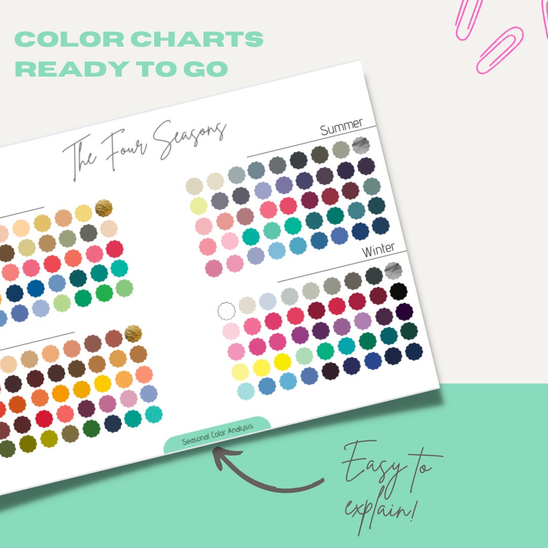 12 Season Color Analysis Chart : r/coloranalysis