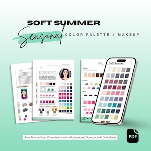Paleta kolorów Soft Summer i poradnik makijażu (do pobrania w formacie PDF) - Armocromia